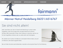 Tablet Screenshot of maennernotruf.org